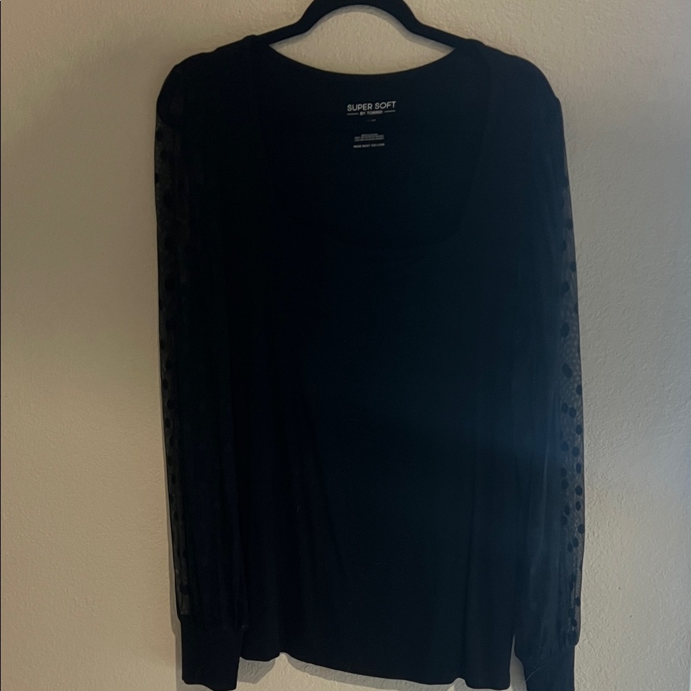 Torrid Black Super Soft Knit Tee